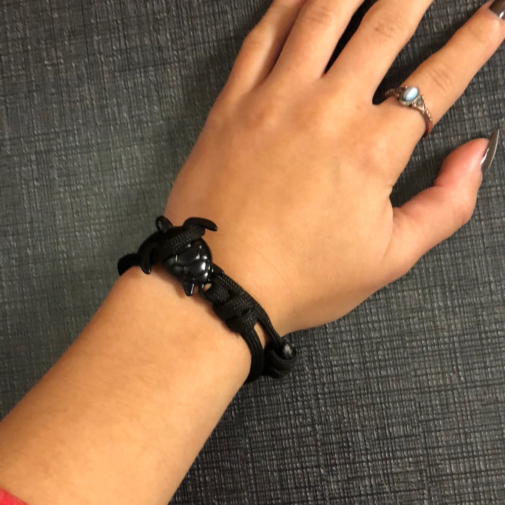 Adjustable "Save The Turtles" Bracelet